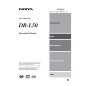 Onkyo DR L50 manual cover