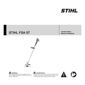 Stihl FSA 57 manual cover