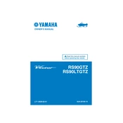 Yamaha RS90GTZ, RS90LTGTZ 2010 RS Vector manual cover