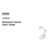 Epson ELPDC21 manual cover