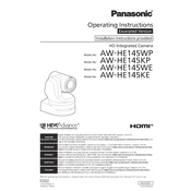 Panasonic AW-HE145WP, AW-HE145KP manual cover