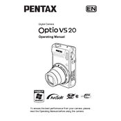 Ricoh Pentax Optio VS20 manual cover