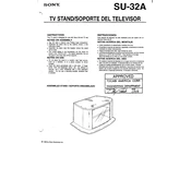 Sony SU-32A manual cover