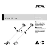 Stihl FS 110 manual cover