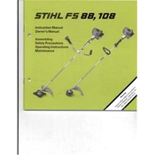 Stihl FS 88 FS 108 manual cover