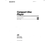 Sony CDP-CX70ES manual cover