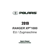 Polaris Ranger XP 1000 EU Zugmaschine manual cover