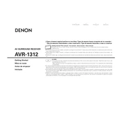 Denon AVR-1312 manual cover