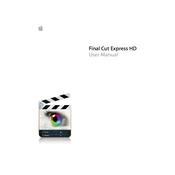 Apple Final Cut Express HD manual cover