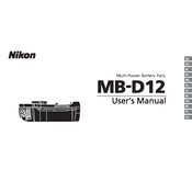 Nikon MB D12 manual cover