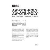 KORG AW-OTB-POLY manual cover