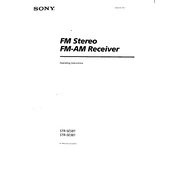 Sony STR-SE381 manual cover