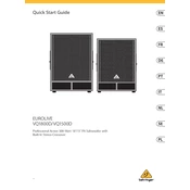 Behringer VQ1800D manual cover