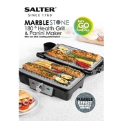 Salter EK2132MG Marblestone 180° Health Grill and Panini Maker manual cover