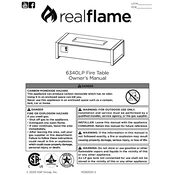 Realflame 6340LP manual cover