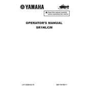 Yamaha SR1NLGM 2021 manual cover