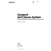 Sony LBT-D260 manual cover