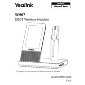 Yealink WH67 manual cover