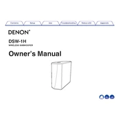 Denon DSW-1H manual cover