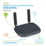 ZTE Wireless Home Phone Base Station manual cover