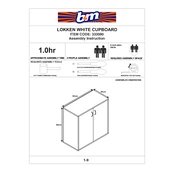 Lokken White Cupboard 333080 manual cover