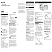 Sony AIR SA15R manual cover