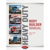 Peterbilt Model 365 Truck Body Builder manual cover