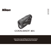 Nikon Coolshot 40i GII manual cover