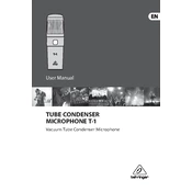 Behringer T 1 manual cover