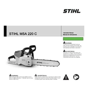 Stihl MSA 220 C-B manual cover