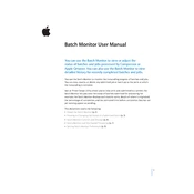 Apple Compressor, Qmaster, Batch Monitor manual cover