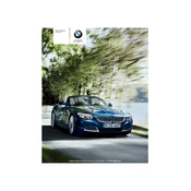 BMW Z4 sDrive30i Roadster (without iDrive) Z4 Series 2010 manual cover