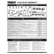 Thule Roadway 912XT manual cover