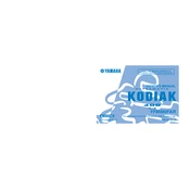 Yamaha YFM400FAR Kodiak Ultramatic 4X4 2003 manual cover