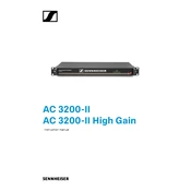 Sennheiser AC 3200-II manual cover