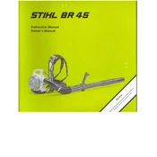 Stihl BR 45 manual cover