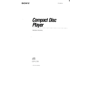 Sony CDP-C705 manual cover