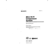 Sony DHC-MD555 manual cover