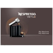 Nespresso Vertuo My Machine manual cover