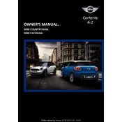 Mini Paceman 2014 manual cover