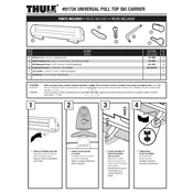 Thule Universal Pull Top Ski 91726 manual cover