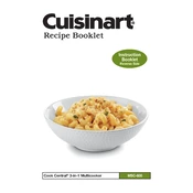 Cuisinart MSC-600 manual cover