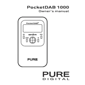 Pure PocketDAB 1000 manual cover