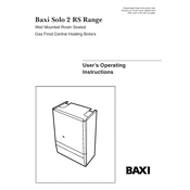 Baxi 30 RS Solo 2 Heat manual cover