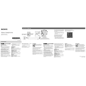 Sony MDR-ZX300AP manual cover