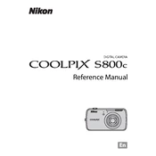 Nikon Coolpix S800c manual cover