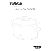 Tower B&M 6.5L Slow Cooker 339008 manual cover