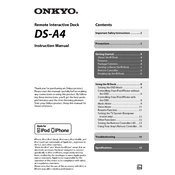 Onkyo DS A4 manual cover