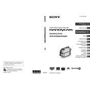 Sony DCR-DVD650 manual cover