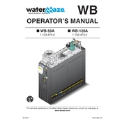 Water Maze WB-50A 1.103-474.0 manual cover